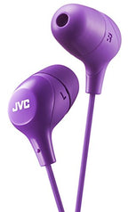 JVC HAFX38V Marshmallow Memory Foam Violet Earbuds
