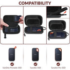 YPW EVA Hard Shell Case for SanDisk Extreme SSD