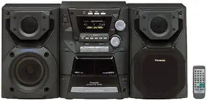 Panasonic SC-AK22K Compact Stereo System Black — main product image