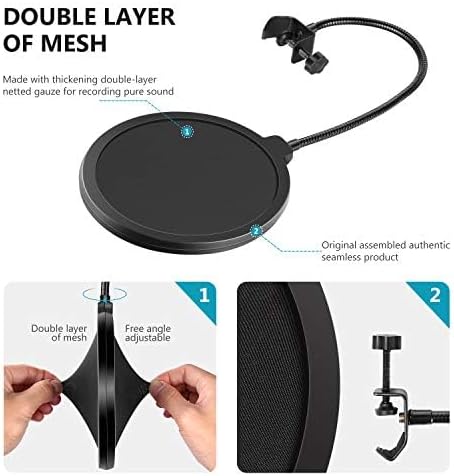 Neewer B00ACFAULC Professional Microphone Pop Filter Shield