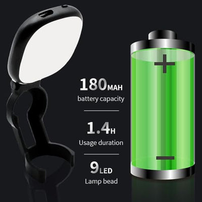 Generic LED Video Light for Action Cameras with Adjustable Color