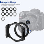 Neewer 10100596 Square Filter Kit for Cokin M Series DSLR Cameras