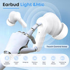 Fhumsh Bluetooth 5.4 Wireless Earbuds with LED Display