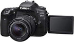 Canon EOS 90D DSLR 18-55mm Lens Bundle Renewed