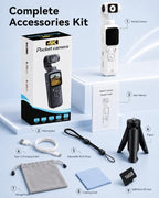 ULPTXOO 4K Pocket Vlogging Camera with AI Face Tracking