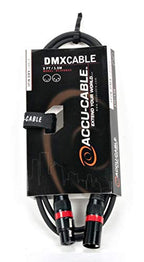 Accu Cable 10ft DMX Cable & AC3PDMX5 Power Cable Bundle
