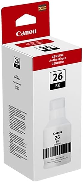 Canon 4409C001 GI-26 Black Ink Bottle - Supertank Printers