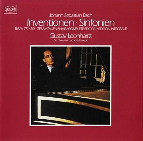 Sony - Bach: Inventions & Sinfonias - Japanese Pressing — main product image