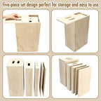 Novabright Nesting Wooden Apple Box Set for Photography