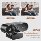 Generic 2K Autofocus PC Webcam with Privacy Shutter