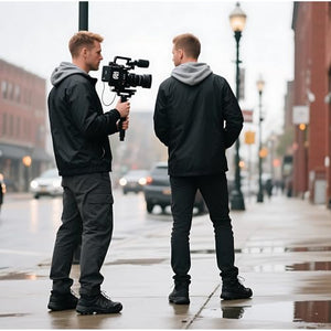 4K 56MP Camcorder Video Camera with Mic, Zoom, and Night Vision Kit