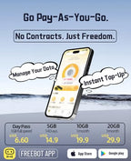 FREEBOT Portable WiFi Hotspot with Preloaded US Data