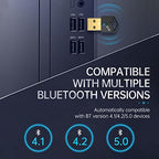 QLECMSGSW 5.0 Wireless Audio Transmitter and Receiver Dongle