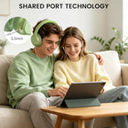 Wuopzf USB-C Wired Over-Ear Headphones with Microphone