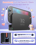 FASTSNAIL Nintendo Switch 2 Dockable Cat Protective Case