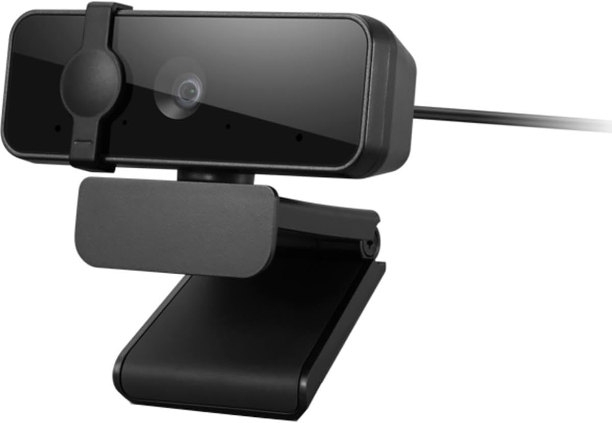 Lenovo 4XC1B34802 Essential Full HD 1080P Webcam, Dual Mic