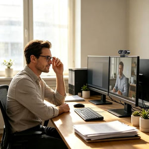 Generic 2K Autofocus Webcam with Privacy Cover and Microphone