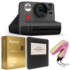 Polaroid Now I-Type Instant Camera Bundle, Black + Golden Moments Film