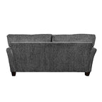Lexicon 194840112167 Mineola Gray Chenille Flared Loveseat