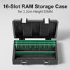 Aukuoy 16-Slot Lockable DDR RAM Storage Box