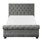 Lexicon 194840156680 Nairne Cal King Sleigh Bed - Dark Gray