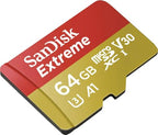 SanDisk SDSQXAF-064G-GN6MA 64GB Extreme microSDXC UHS-I Card