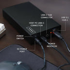 compatily LV22 26TB USB-C Portable External HDD with Hub