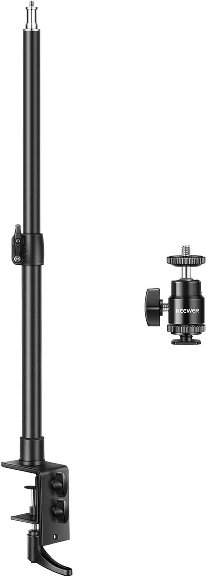 Neewer Camera Desk Mount C-Clamp Adjustable Light Stand