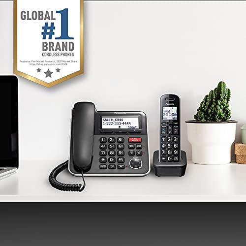 Panasonic KX-TGB850B Corded/Cordless Phone Answering Machine