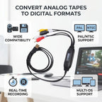 YUEHISY USB Video Capture Card for VHS and S-Video Transfer