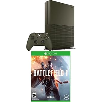 Microsoft Xbox One S 1TB Battlefield 1 Special Edition Bundle