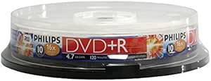 Philips DR4S6B10F/17 4.7GB 16x DVD+R Spindle — main product image
