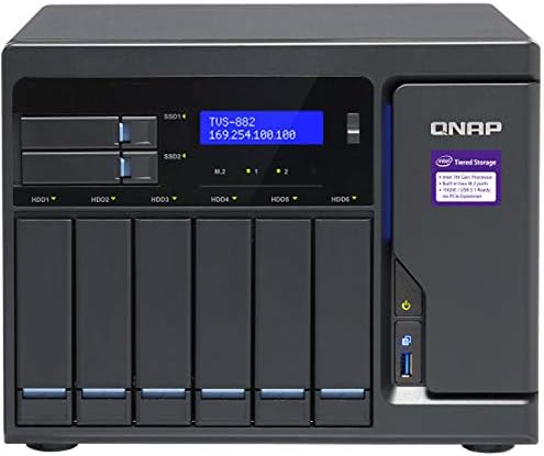 QNAP ASISP50 Turbo NAS TVS-882 24TB HDD Server i5 — main product image