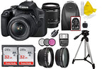 Canon EOS 2000D Rebel T7 DSLR 18-55mm Lens Bundle (Renewed)