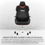 Thermaltake GGC-ARG-BRLFDL-01 ARGENT E700 Real Leather Gaming Chair
