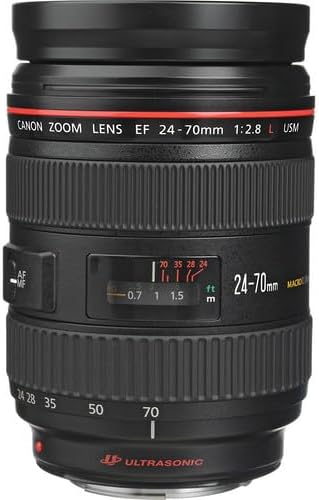 Canon 8014A002 EF 24-70mm f/2.8L USM Zoom Lens Renewed
