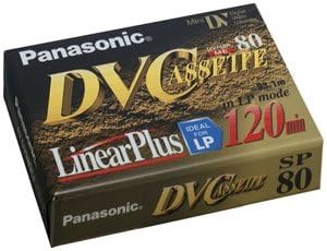 Panasonic AY-DVM80EJ1 MiniDV Cassette - 80 Minute — main product image