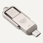 Amazon Basics 256GB Dual-Port USB-C and USB-A Flash Drive