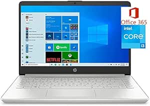 HP 14 i3 2022 FHD Laptop, 8GB RAM, 128GB SSD, Office 365