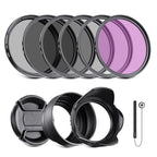 Neewer 62mm Filter Kit ND UV CPL FLD