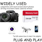 Rezhnzuqo 256GB microSD Card with Full-Size Adapter