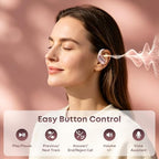 sajawass Bluetooth 5.4 Wireless Earbuds with Ear Hooks