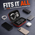 DSDFPFG Hard Shell EVA Zipper Case for Small Electronics