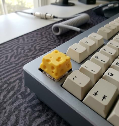 WORKIRAN Cheese Artisan Resin Keycap for MX Mechanical Keyboards — main product image