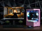 VIPRTECH Stryker 2.0 Ryzen 7 Gaming Desktop in Icon Pink