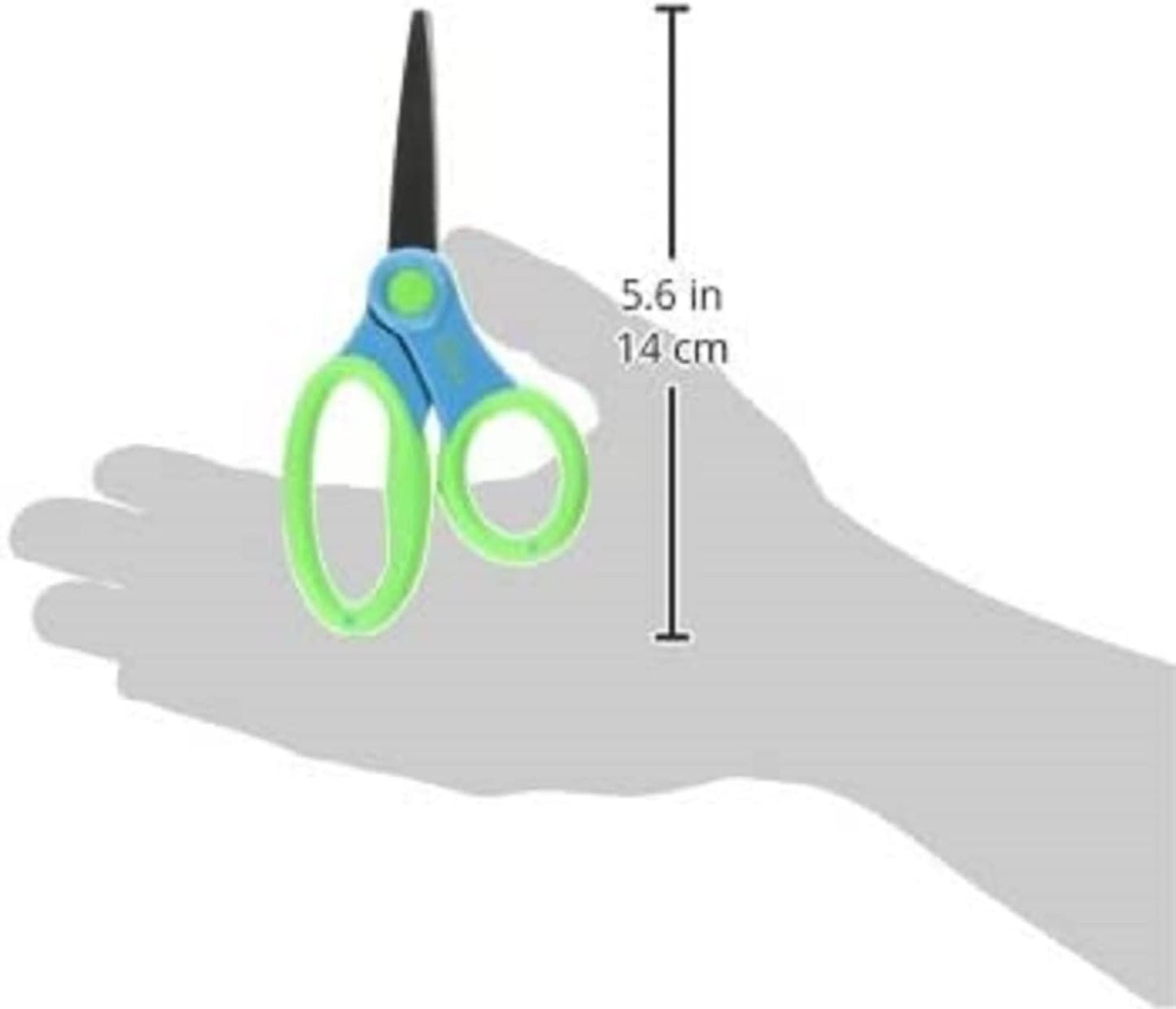 Westcott 14874 Kids 5-Inch Pointed Scissors 12-Pack