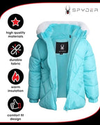 Spyder Winter Jacket Baby Girls' Quilted Puffer Parka