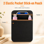 Gsbnjuy Adhesive Hard Drive Sleeve with Dual Pockets