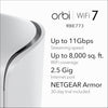 NETGEAR Orbi 770 Tri-Band Wi-Fi 7 Mesh Network System
