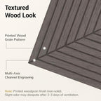 TONOR Grooved Peel-and-Stick Acoustic Wall Panels
